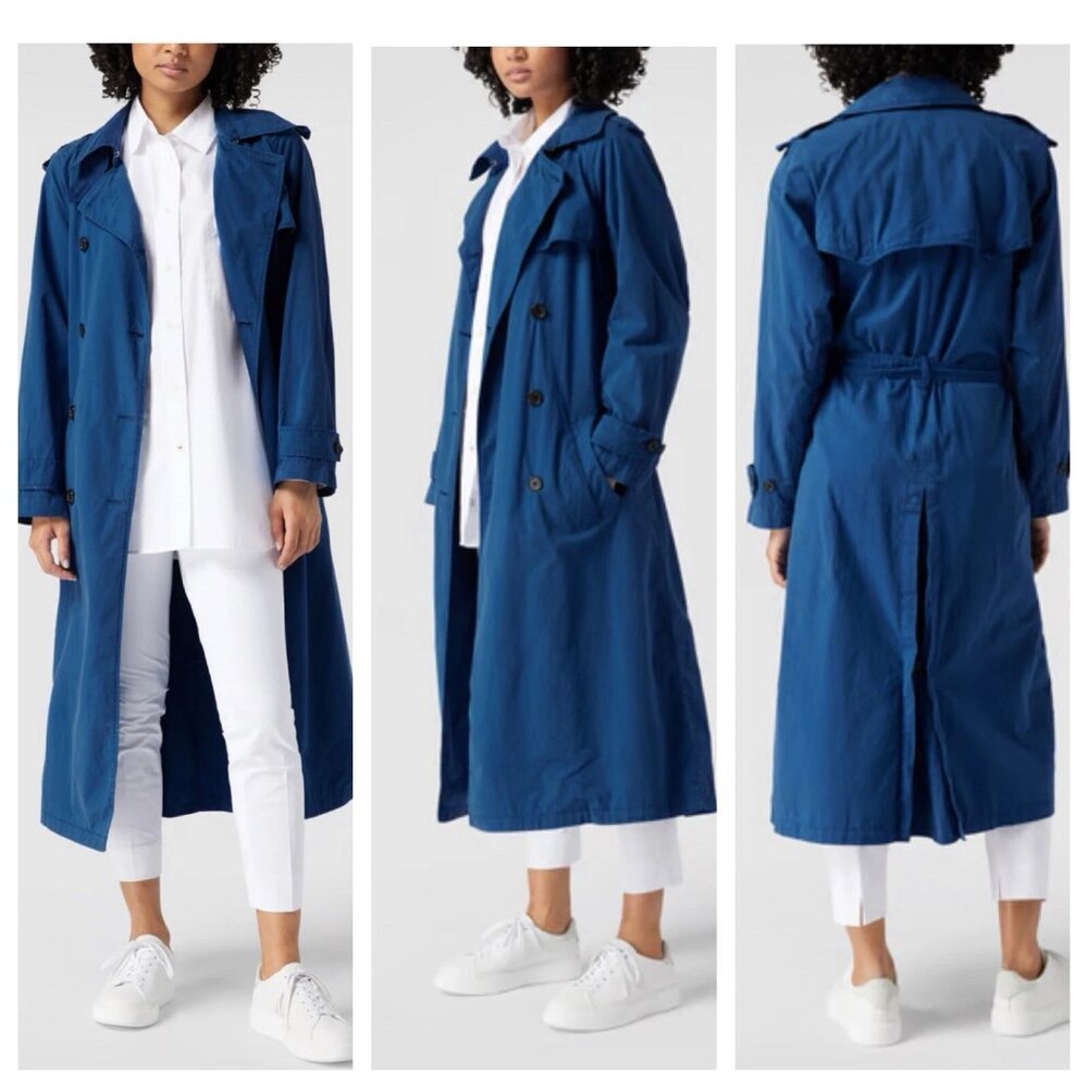 NWT Ralph Lauren Women's Cotton Belted Double Breasted Trench Coat Jacket 8 - Picture 10 of 12